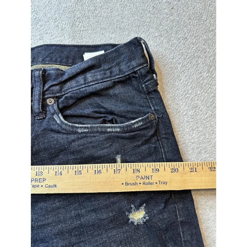 Old Navy‎ Jeans Mens 34x29 Blue Slim All-Terrain Flex Distressed Stretch Denim